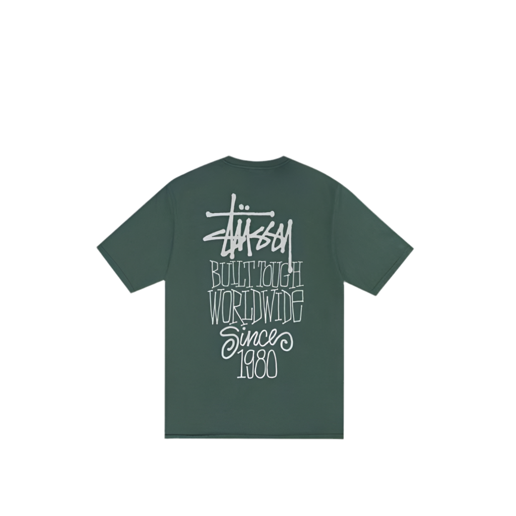 STUSSY BUILT TOUGH 1980 GREEN
