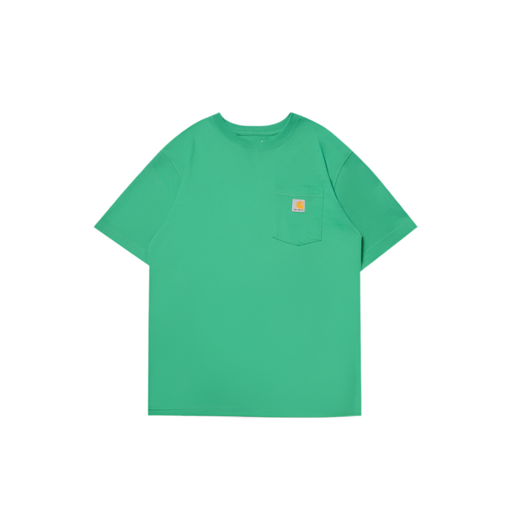 CARHARTT LOOSE FIT HEAVYWEIGHT SHORTSLEEVE POCKET T-SHIRT K87 LIGHT GREEN