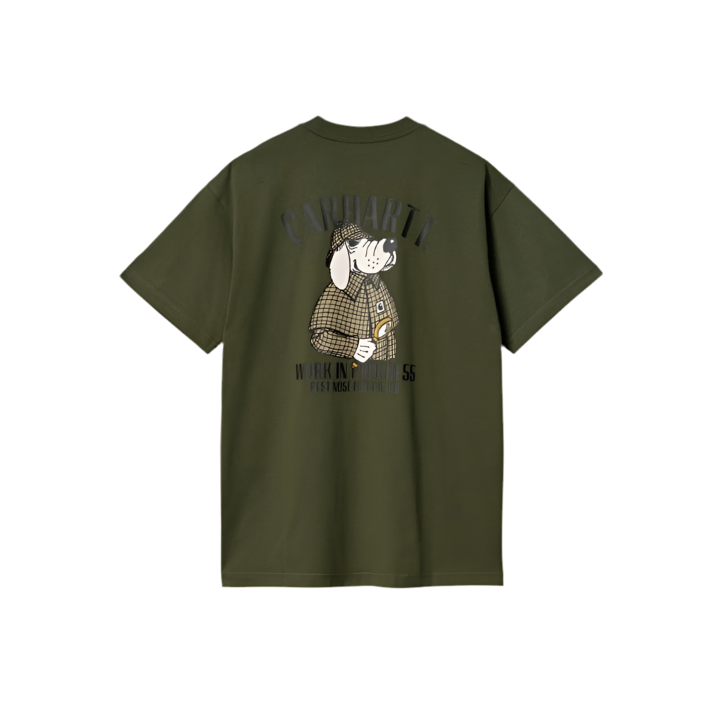 CARHARTT WIP INSPECTOR T-SHIRT DARK GREEN