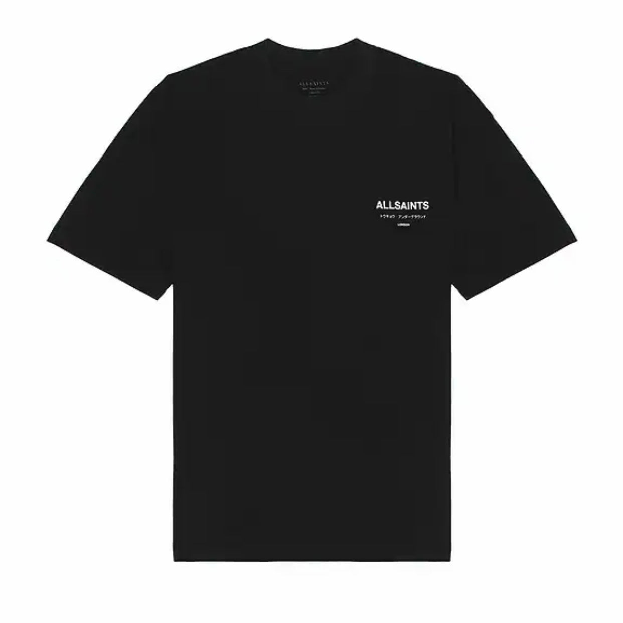 ALL SAINTS XANDER SS CREW NECK TEE DARK GREY