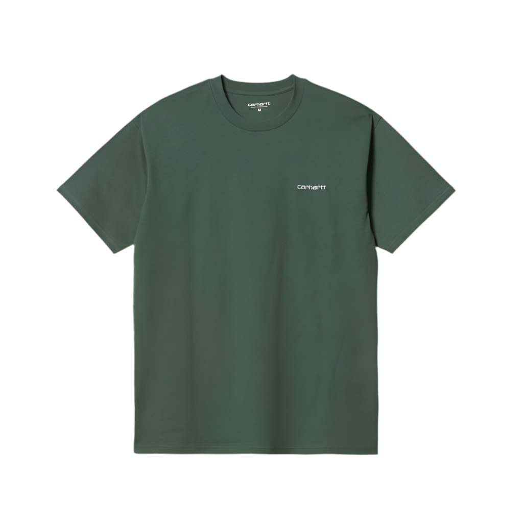 CARHARTT WIP SCRIPT EMBROIDERY T-SHIRT GREEN