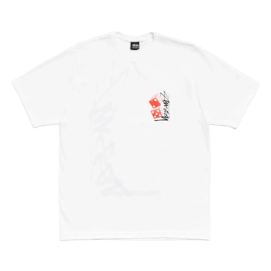 Stussy Tall Dice T-Shirt White