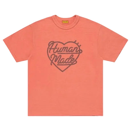 Human Made Big Heart Logo T-Shirt Pink