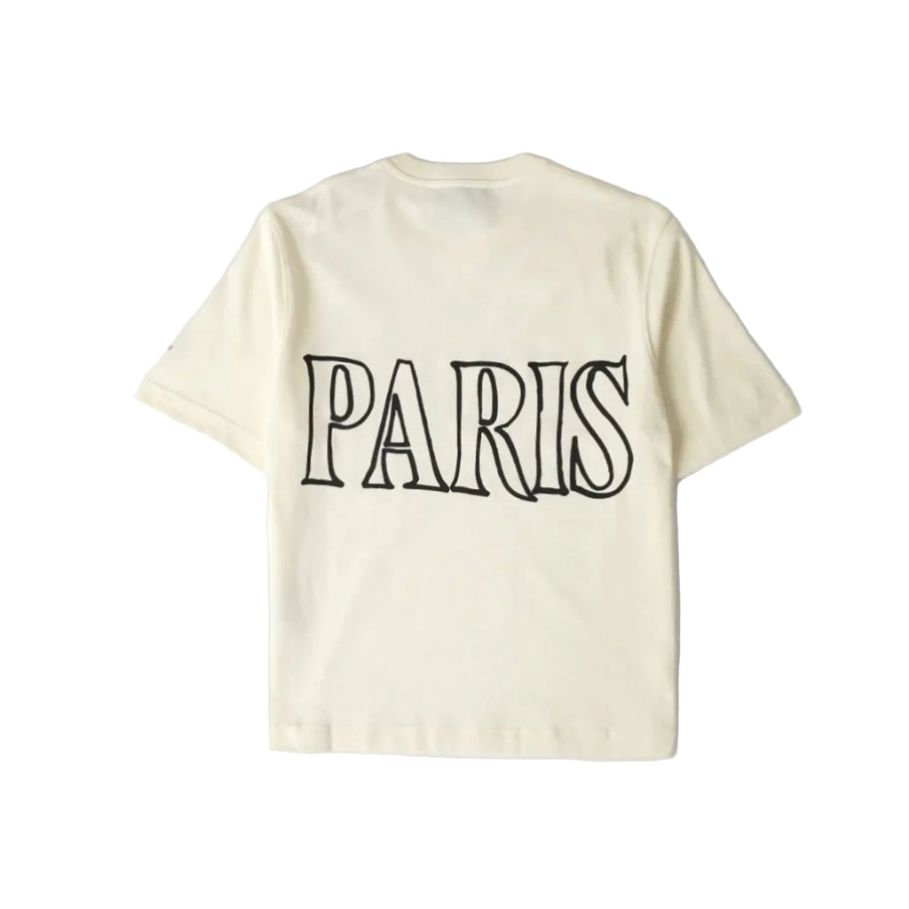 Ami Paris Crew Neck Boxy Fit 'Paris' Blanc Cream