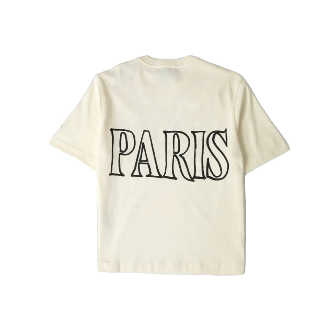 Ami Paris Crew Neck Boxy Fit 'Paris' Blanc Cream