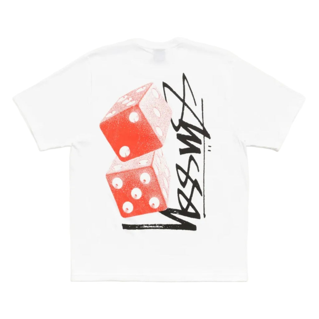 Stussy Tall Dice T-Shirt White