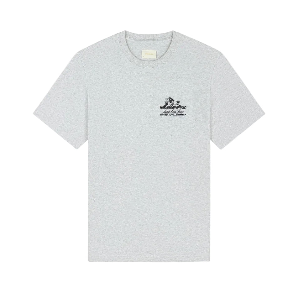 AMIÉ LEON DORE SS CAMO UNISPHERE TEE SILVER MIX