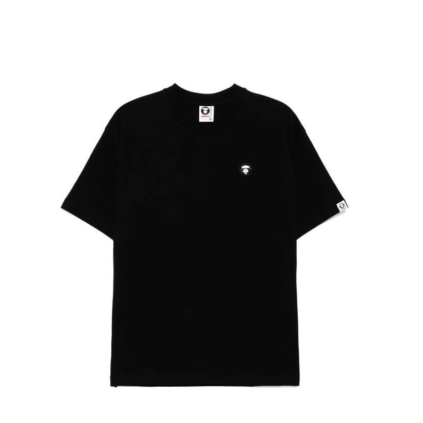 AAPE COTTON T-SHIRT NOW BLACK
