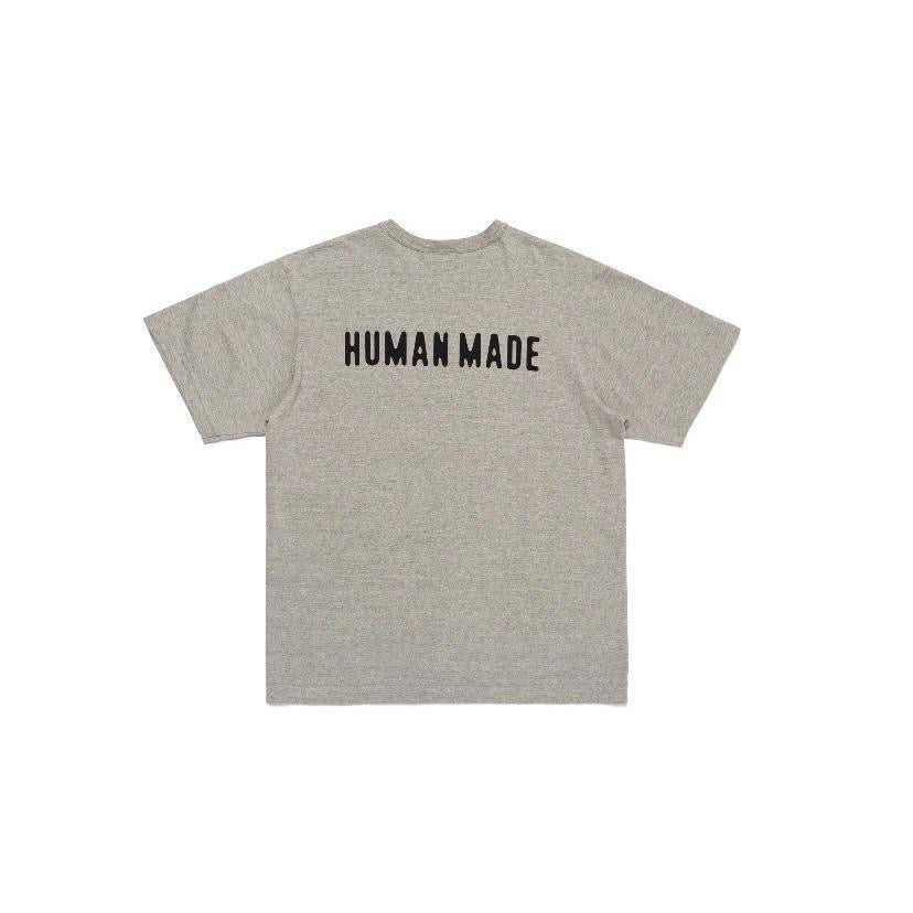 HUMAN MADE HEART POCKET TEE GREY