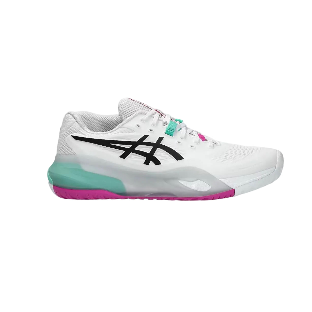 Asics Gel Resolution X White Aurora Green