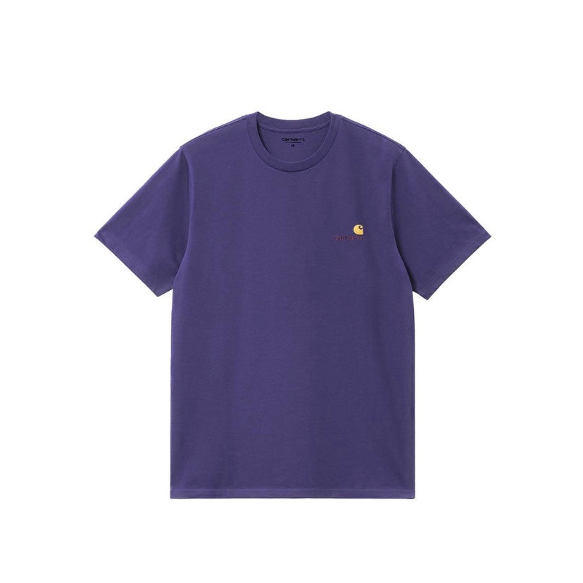 CARHARTT AMERICAN SCRIPT T-SHIRT AURA VIOLET