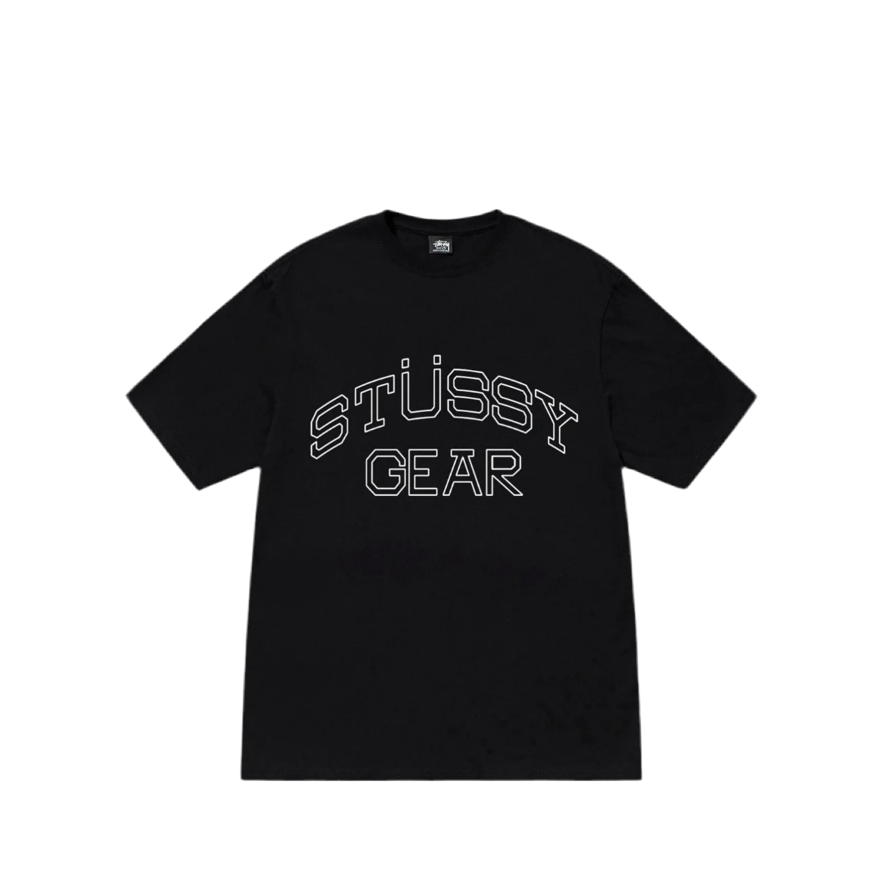 STUSSY GEAR TEE BLACK