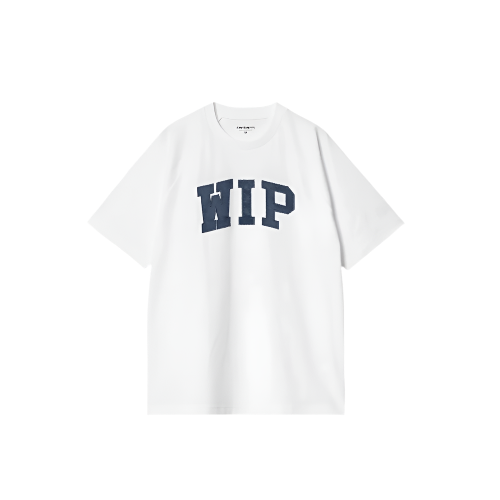 CARHARTT WIP BLUE LOGO WHITE