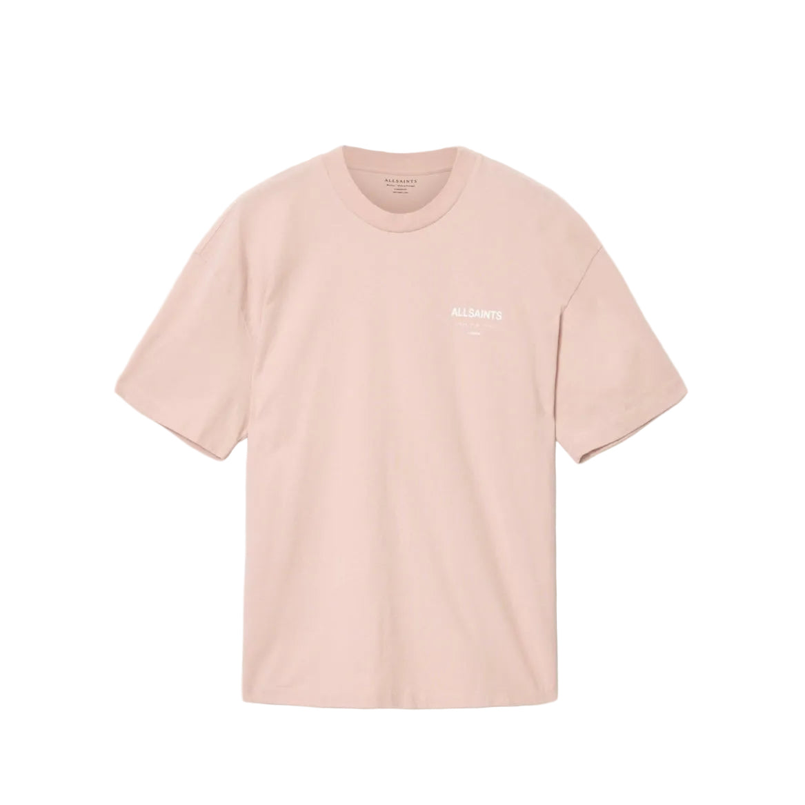 All Saints Underground T-Shirt Sunbaked Pink