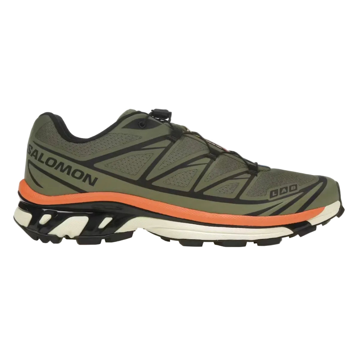 Salomon XT-6 Deep Lichen Green Black Red Orange