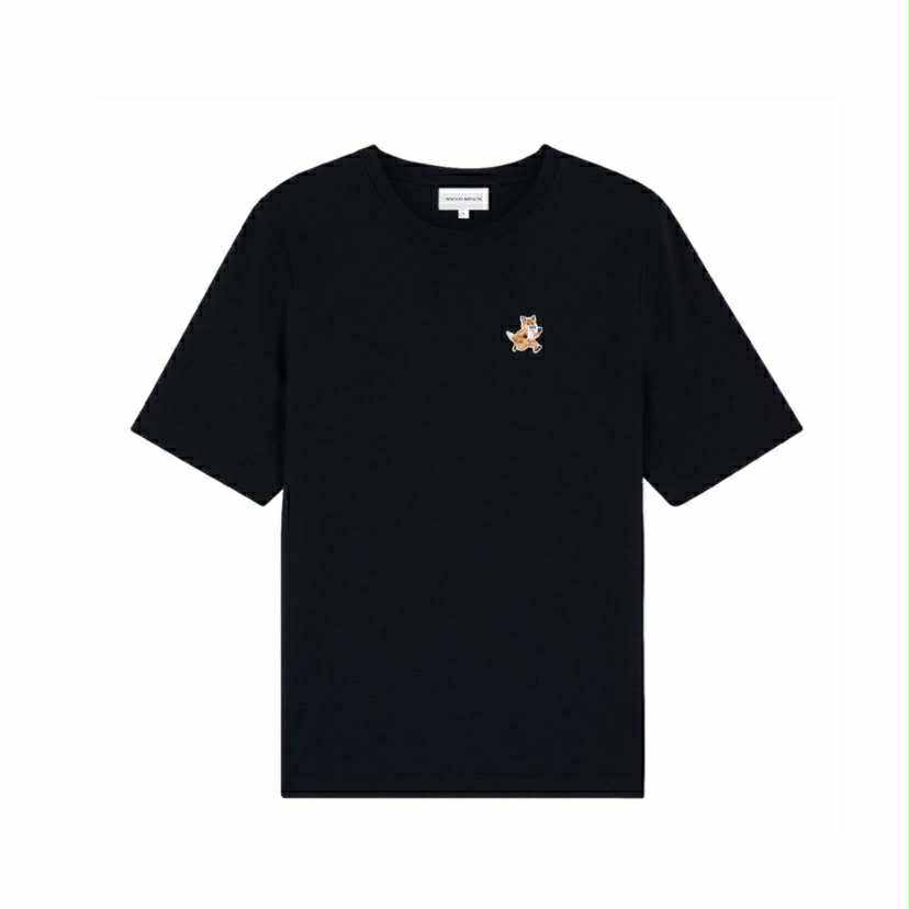 MAISON KITSUNE FOX SHIRT BLACK