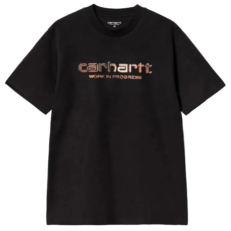 Carhartt WIP Solar Chrome Script Organic T-Shirt Black