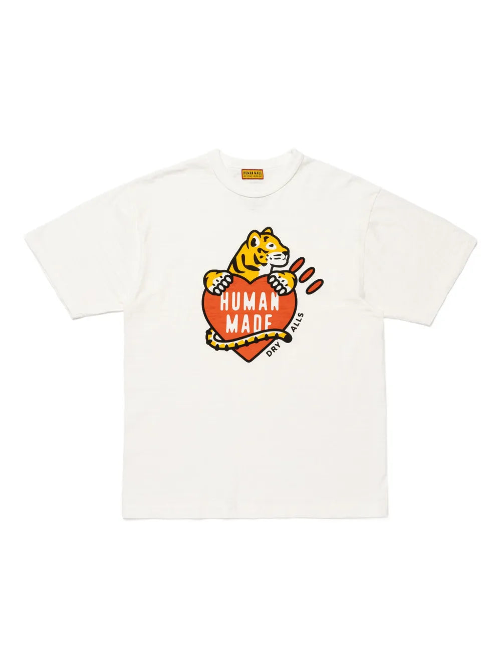 Human Made Tiger Heart Graphic T-Shirt White