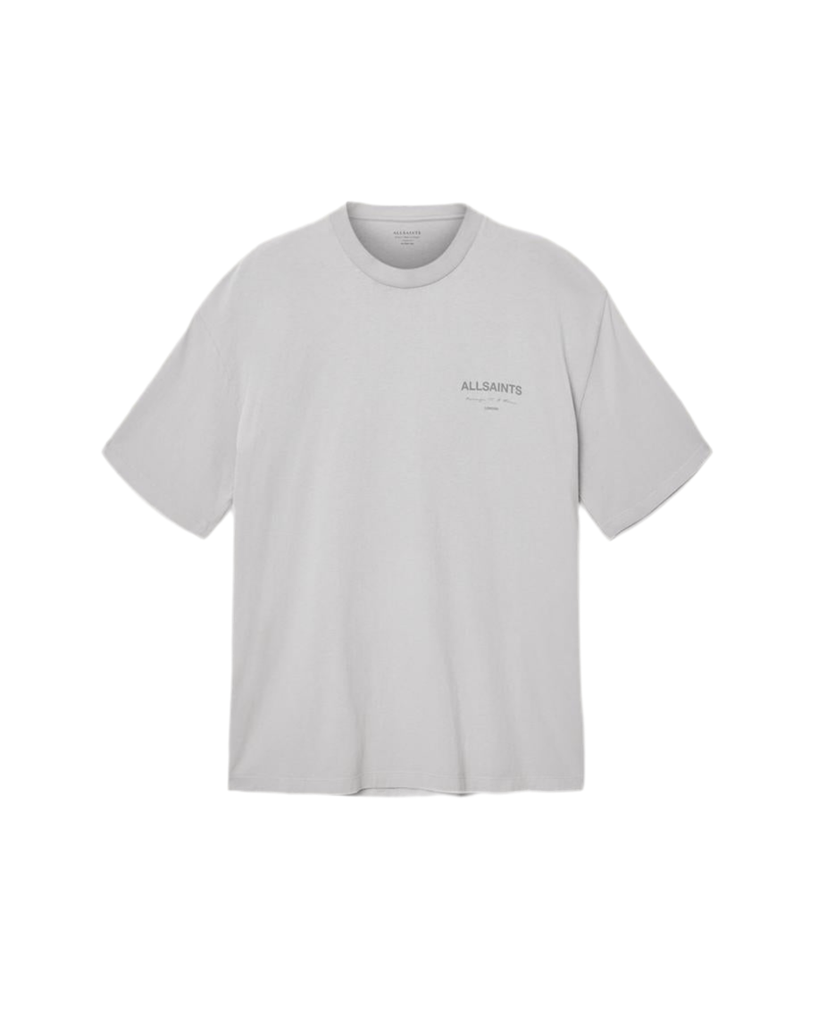 ALL SAINTS FUTURE S/S CREW CARBON GREY