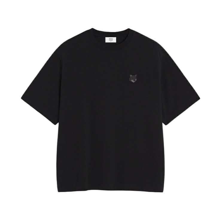 MAISON KITSUNÈ BOLD FOX HEAD PATCH T-SHIRT BLACK