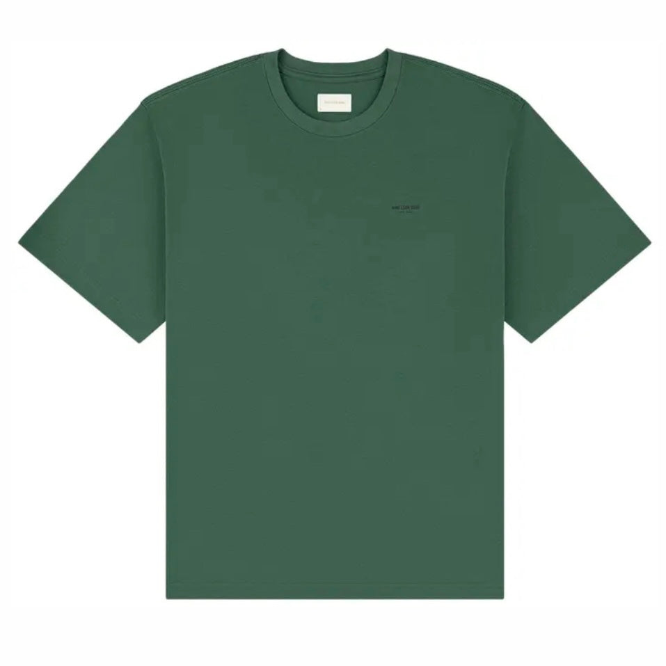 AMIÉ LEON DORE MICRO LOGO TEE JUNGLE GREEN