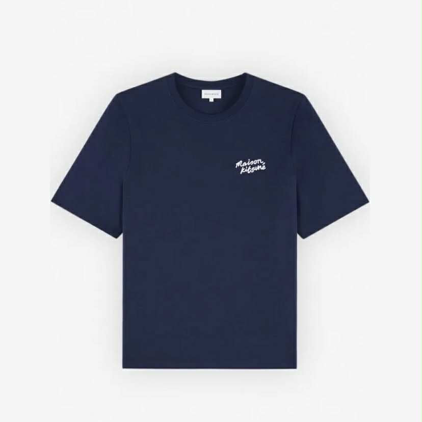 MAISON KITSUNE SCRIPT T-SHIRT BOXY FIT