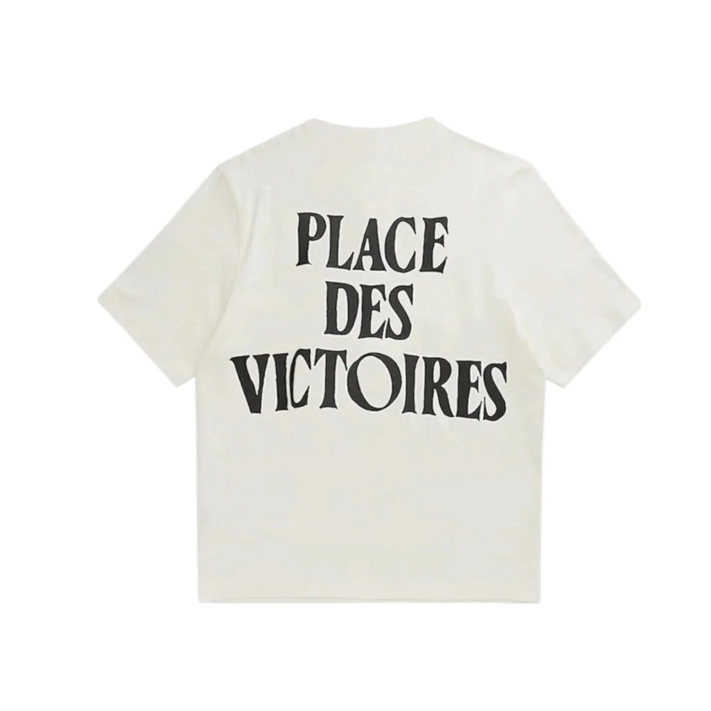 Ami Paris 'Place des Victories' Boxy Fit Blanc Cream