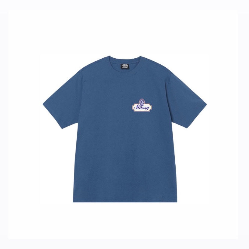 STUSSY TEE EST. 1980 BLUE