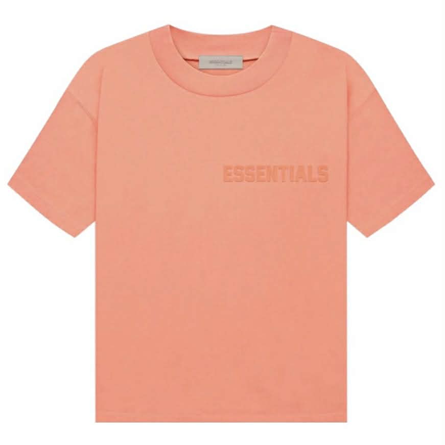 Essentials S/S Tee Reflective Coral