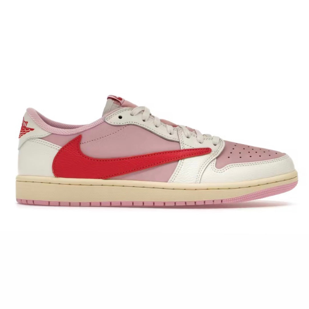 Jordan 1 Retro Low OG SP Travis Scott Sail Tropical Pink
