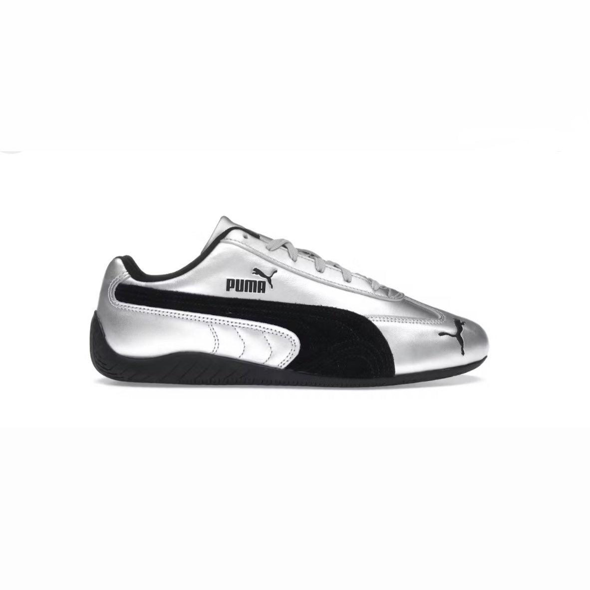 PUMA SPEEDCAT METALLIC WOMEN'S SILVER BLACK
