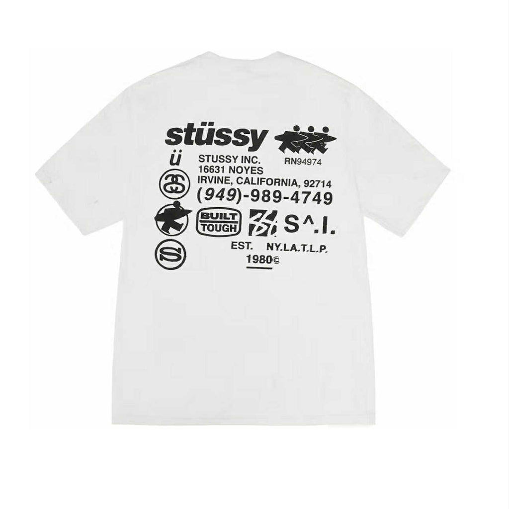 STUSSY DNA TEE  WHITE