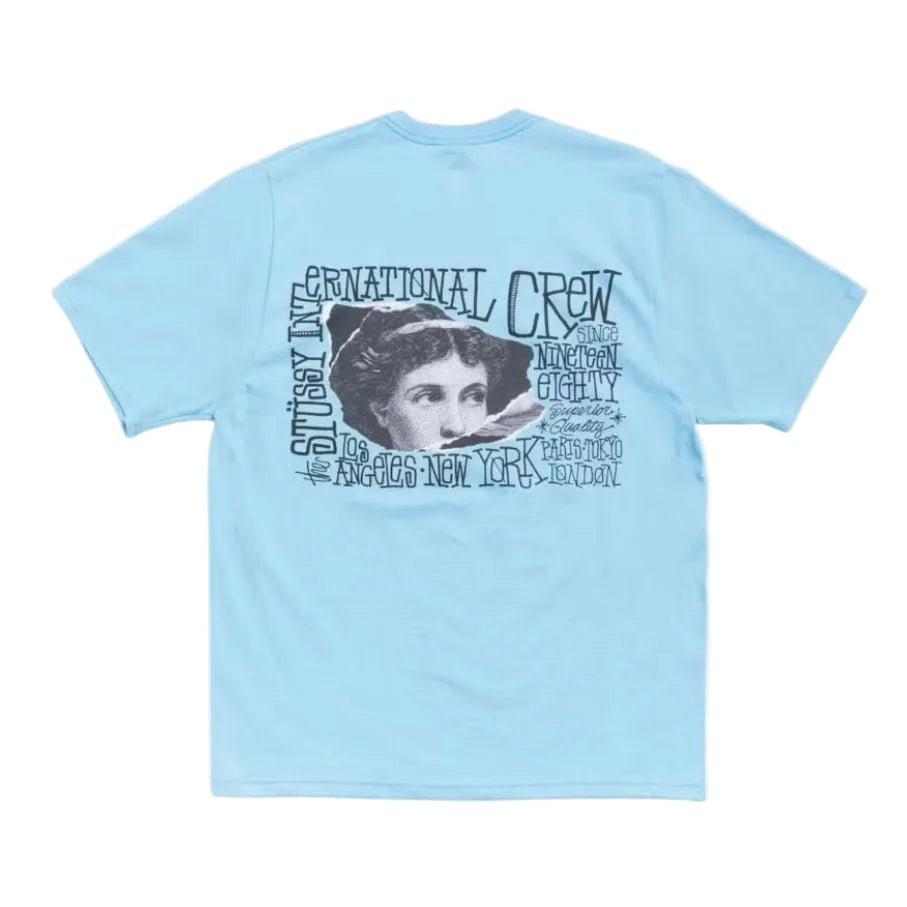 Stussy Victoria Tee Sexy Sky Blue