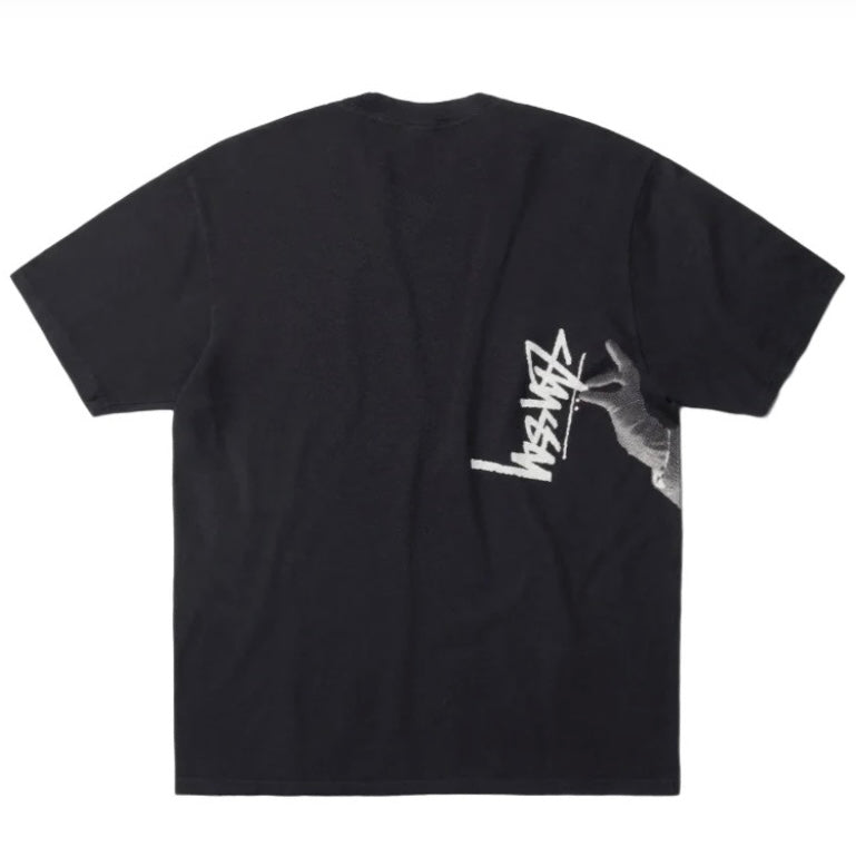 Stussy Lady Paris Pig Dyed Tee Faded Black