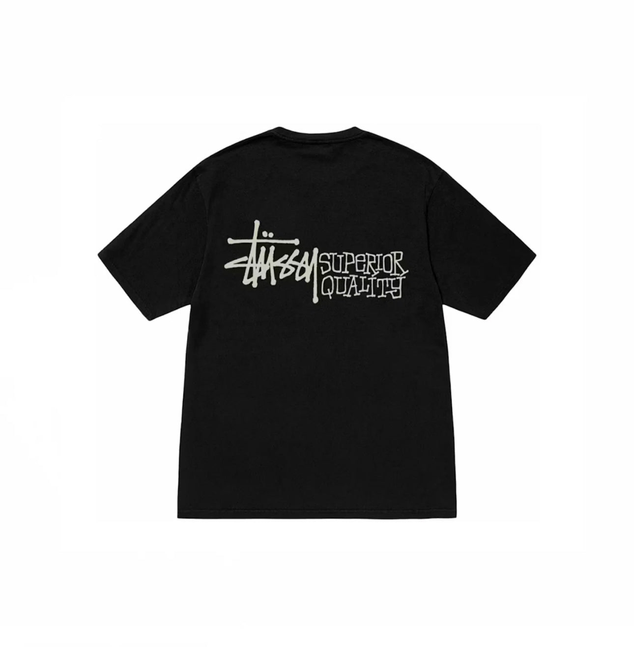STUSSY SUPERIOR QUALITY PIGMENG BLACK