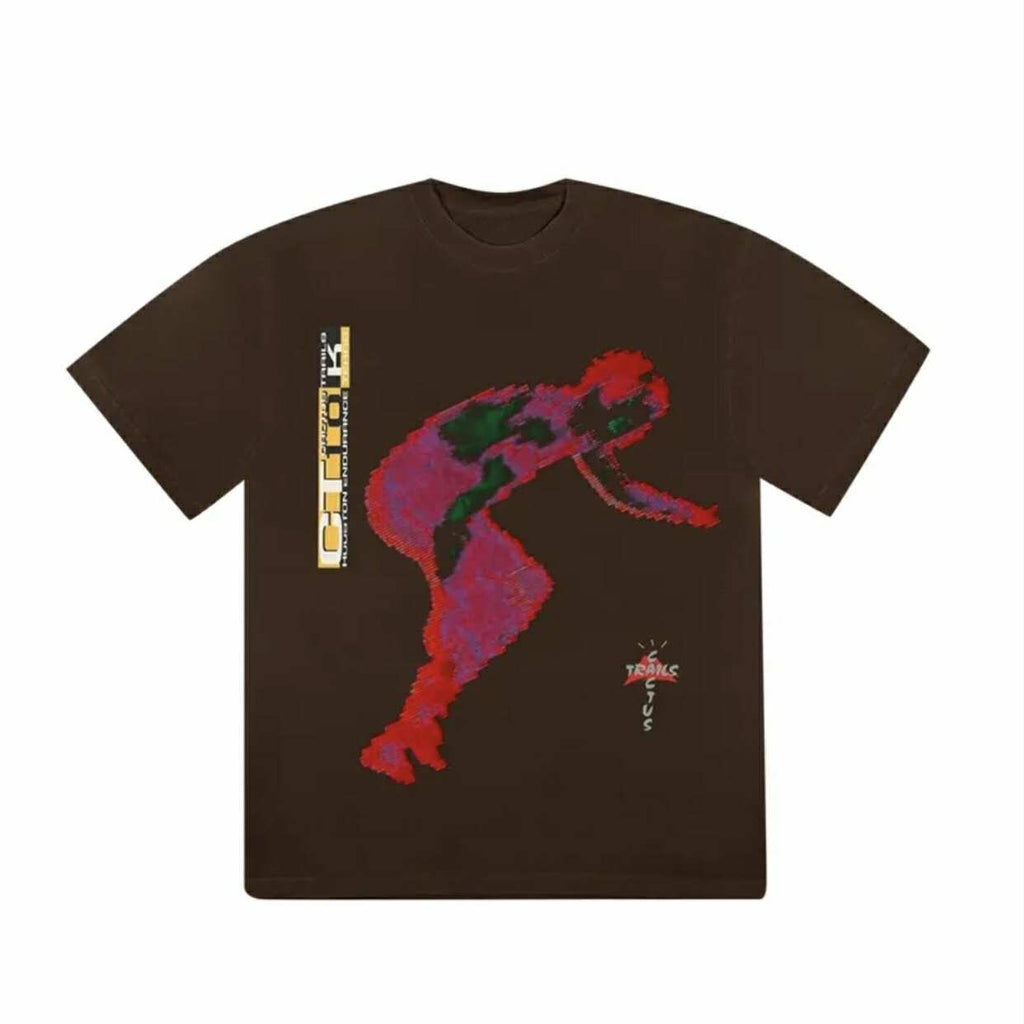 TRAVIS SCOTT CACTUS JACK DIGITAL TEE BROWN