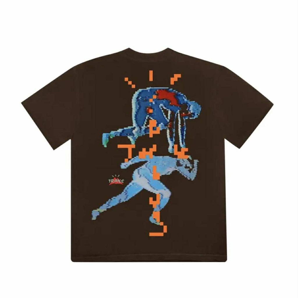 TRAVIS SCOTT CACTUS JACK DIGITAL TEE BROWN