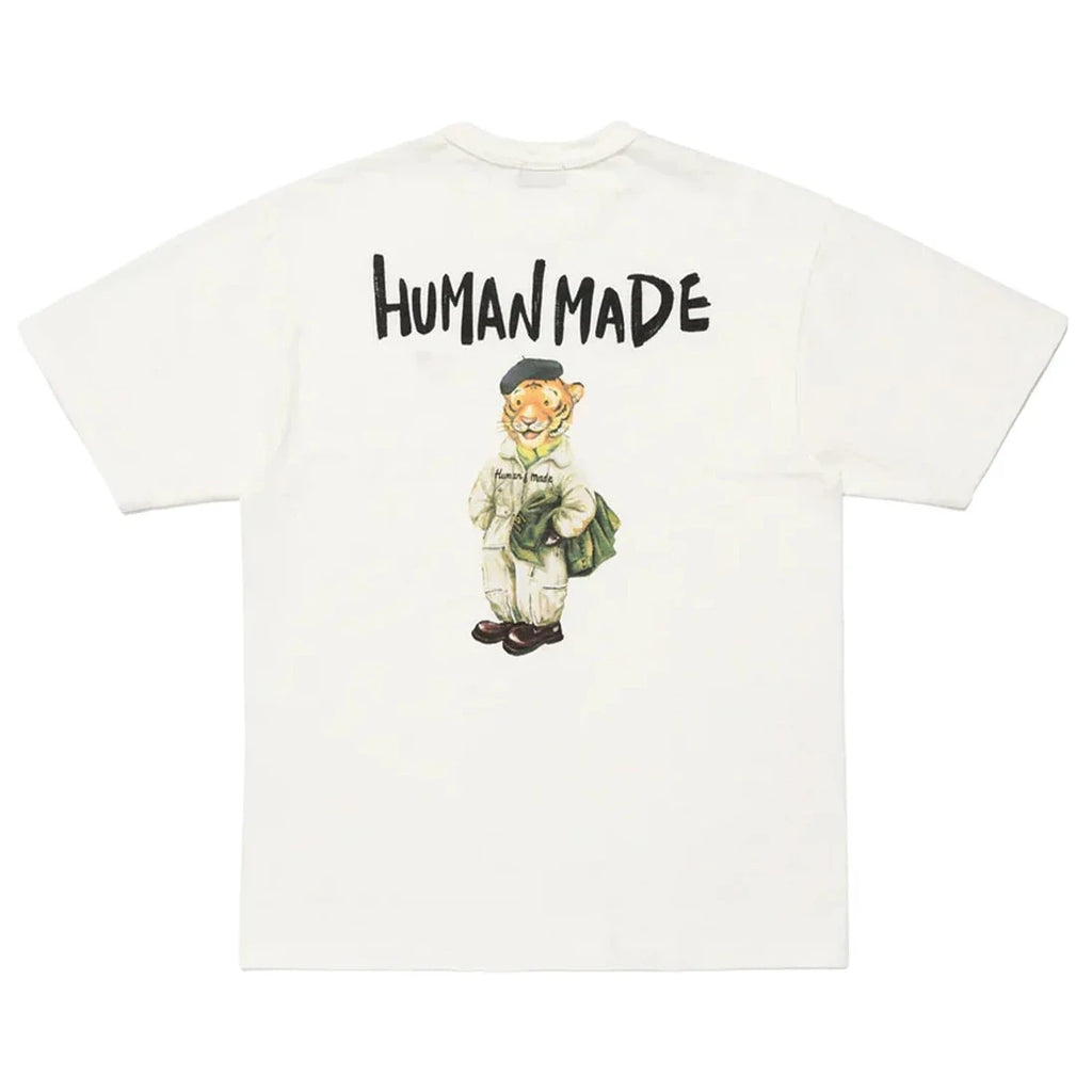 Human Made Tiger Tee White