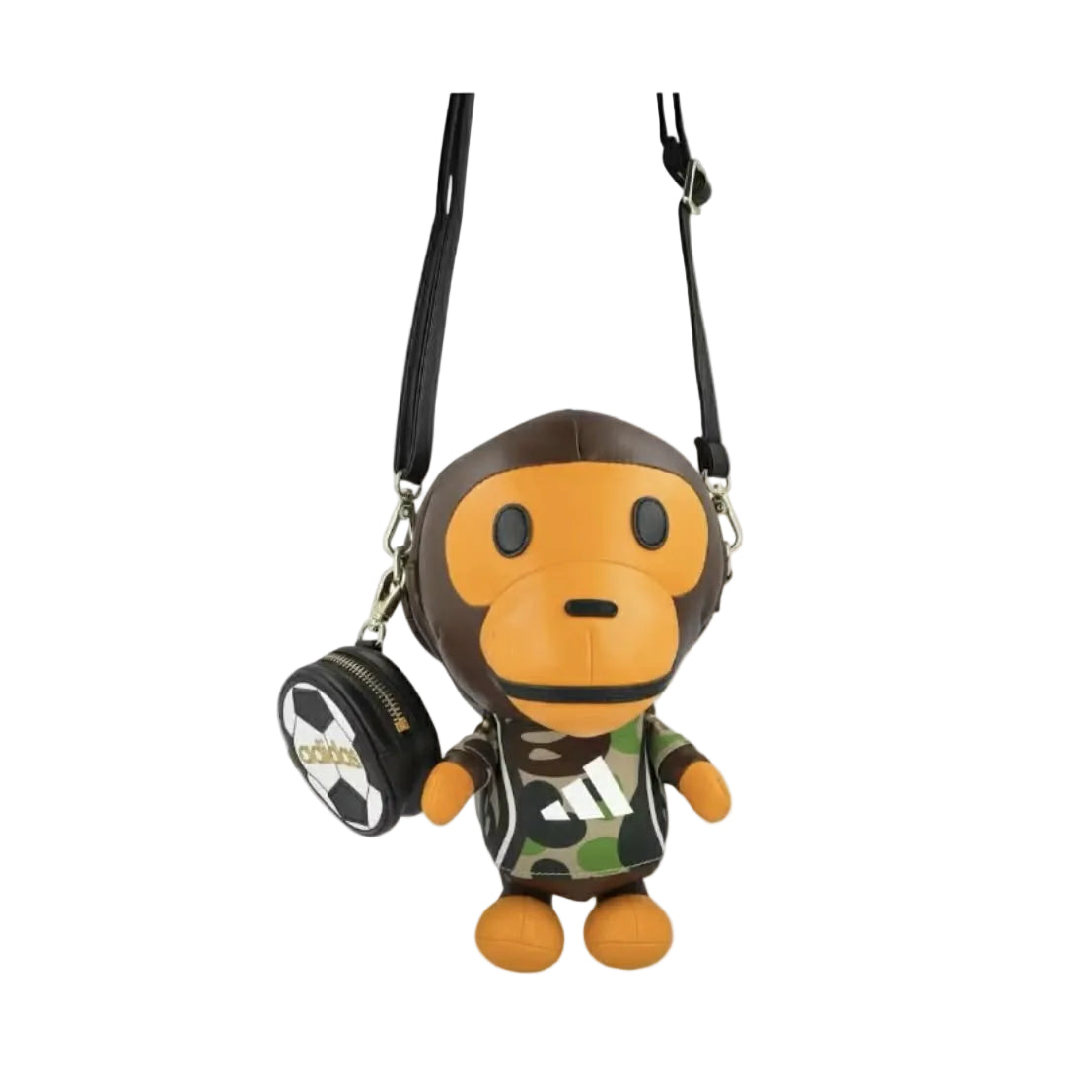 Bape x Adidas Baby Milo Shoulder Bag Brown